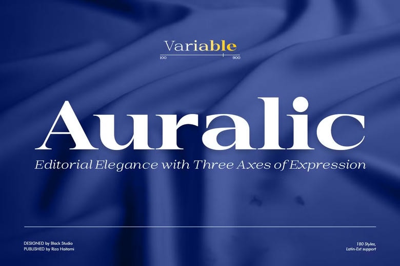 Auralic Font Family