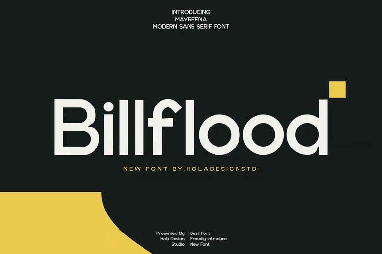 Billflood Font