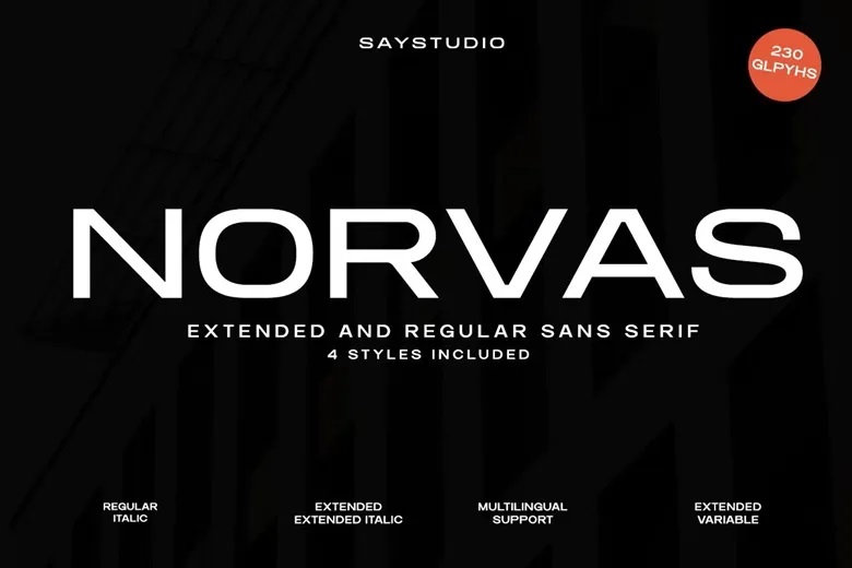 Norvas Font