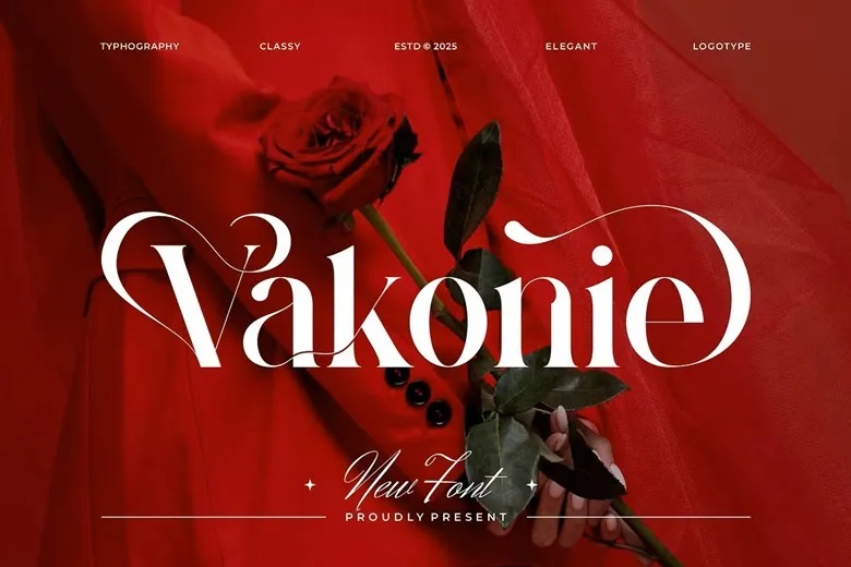 Vakonie Font