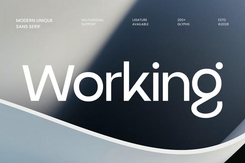 Working-Font