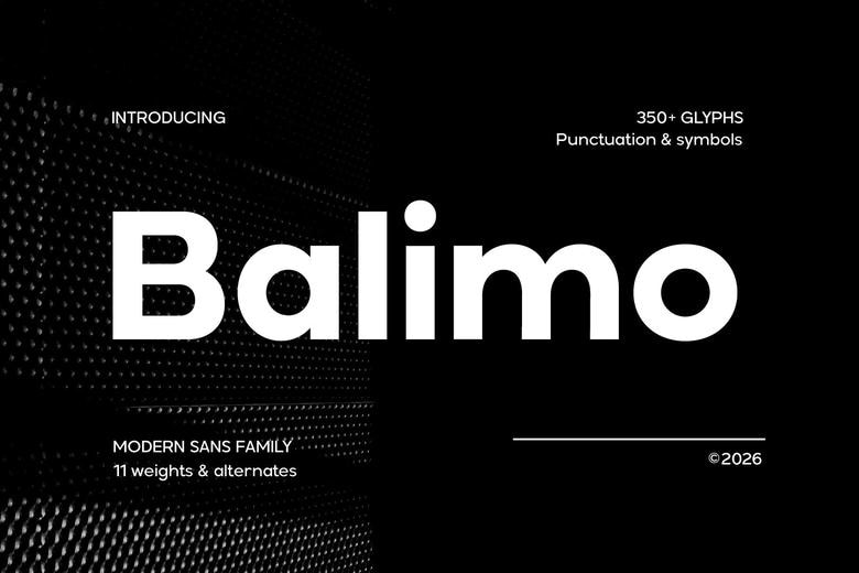 Balimo Font