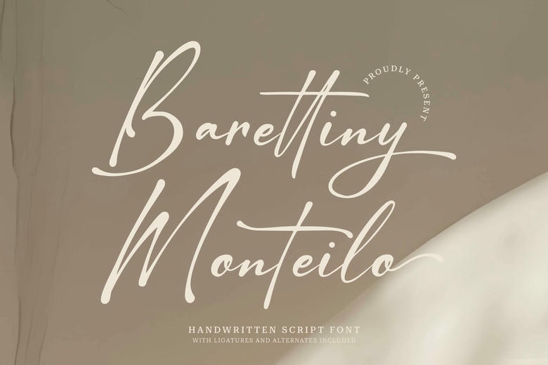 Barettiny Monteilo Font