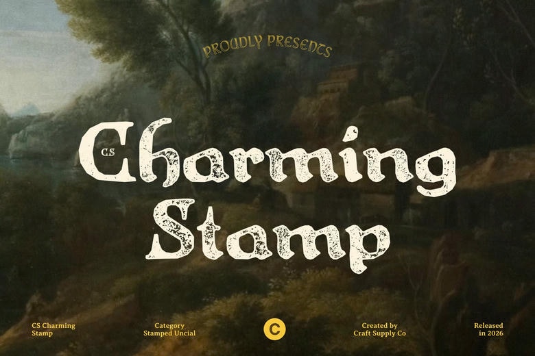 Charming Stamp Font
