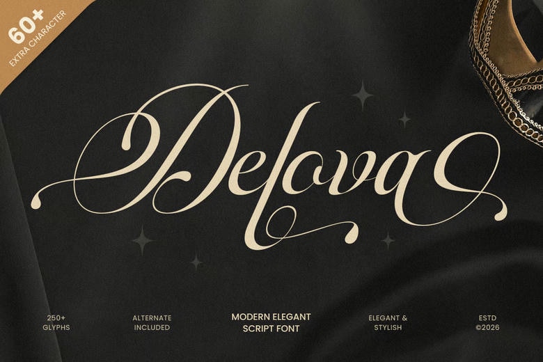 Delova Script Font