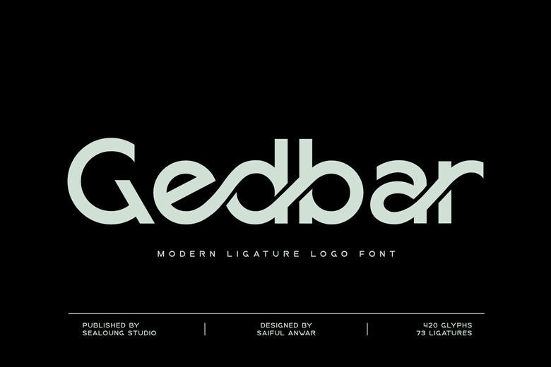 Gedbar Font