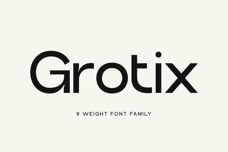 Grotix Font
