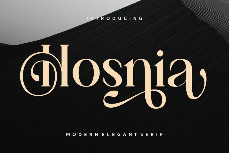Hosnia Font