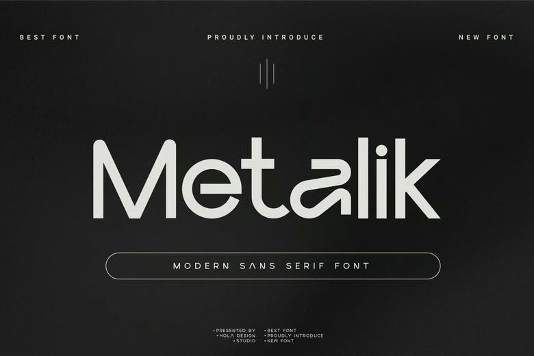Metalik Font