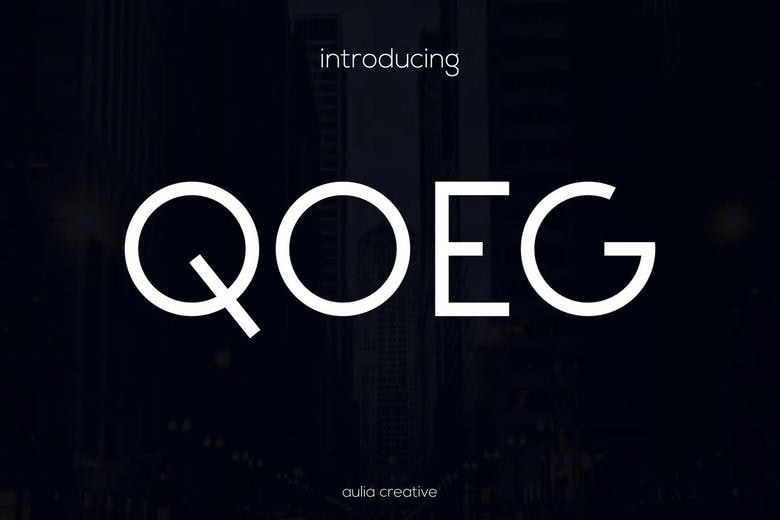 Qoeg Font