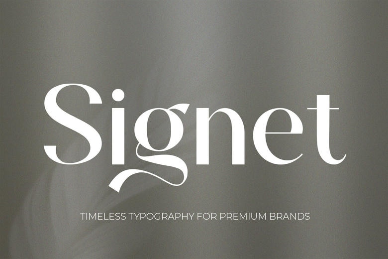 Signet Font