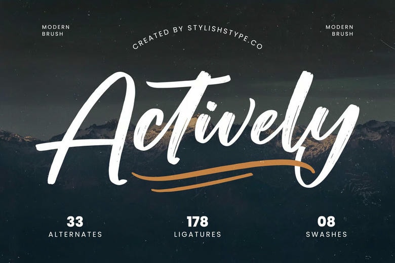 Actively Font