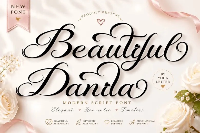 Beautiful Danila Font