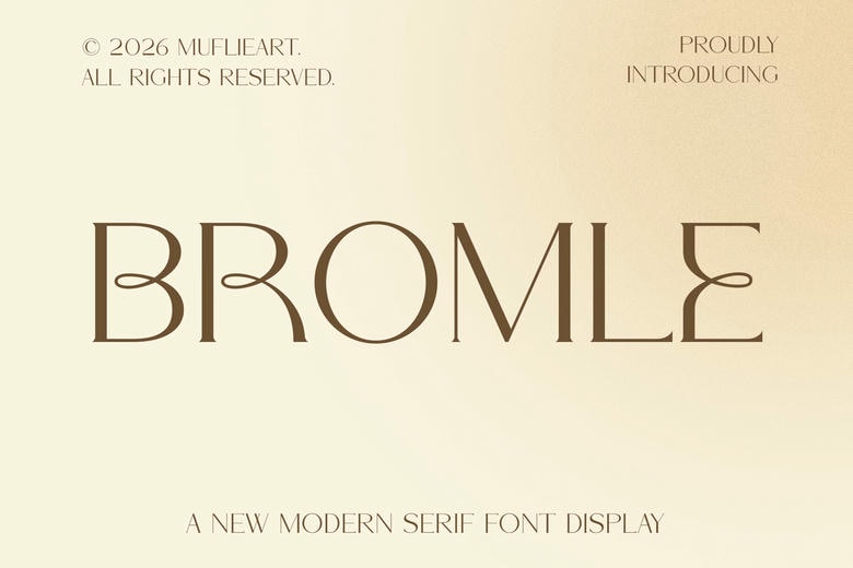 Bromle Font