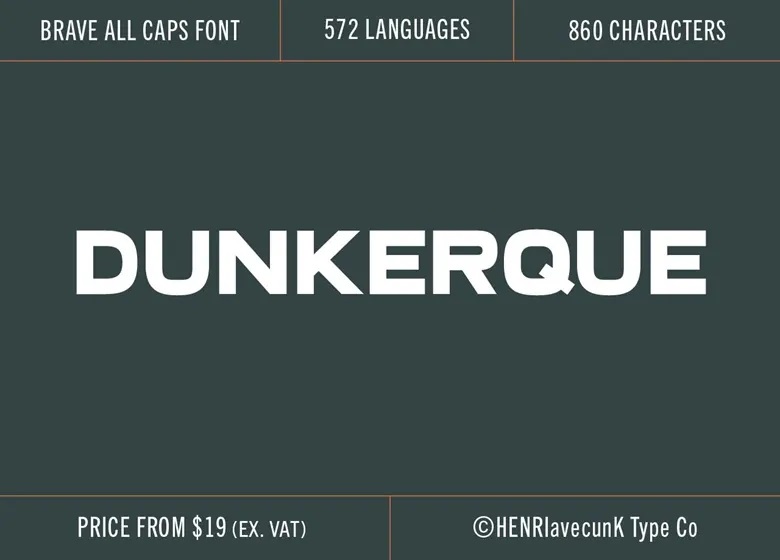 Dunkerque Font