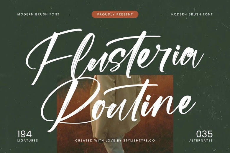 Flusteria Routine Font