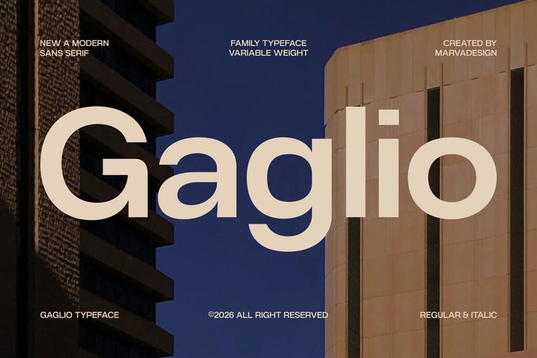 Gaglio Font