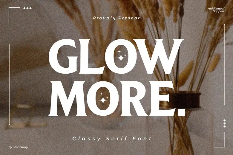 Glowmore Font