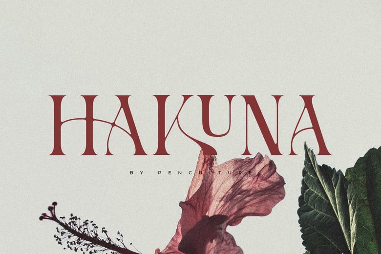 Hakuna Font