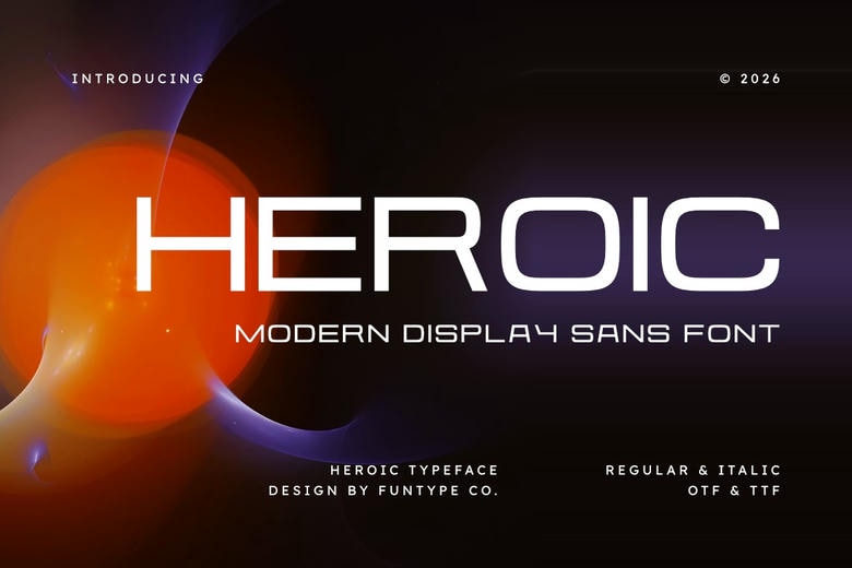 Heroic Font