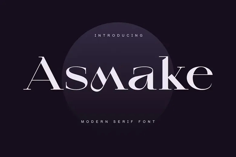 Asmake Font