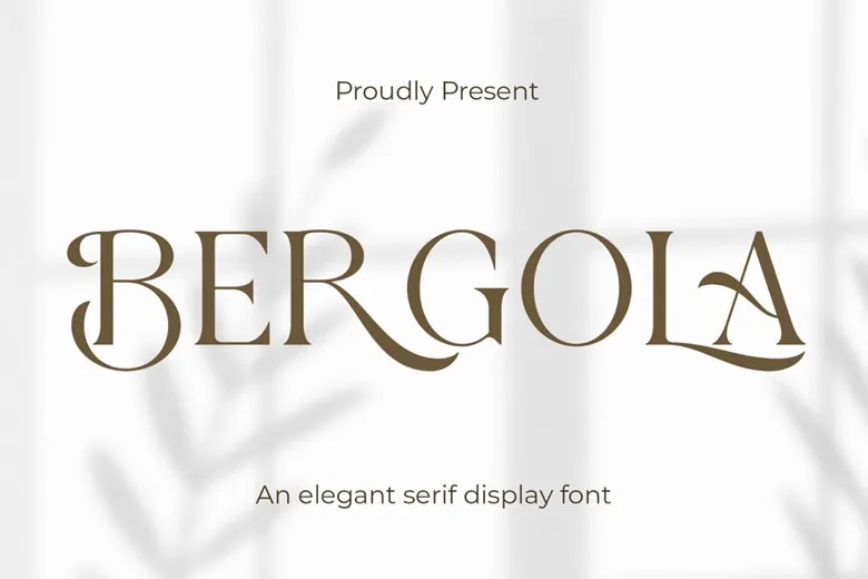Bergola Font
