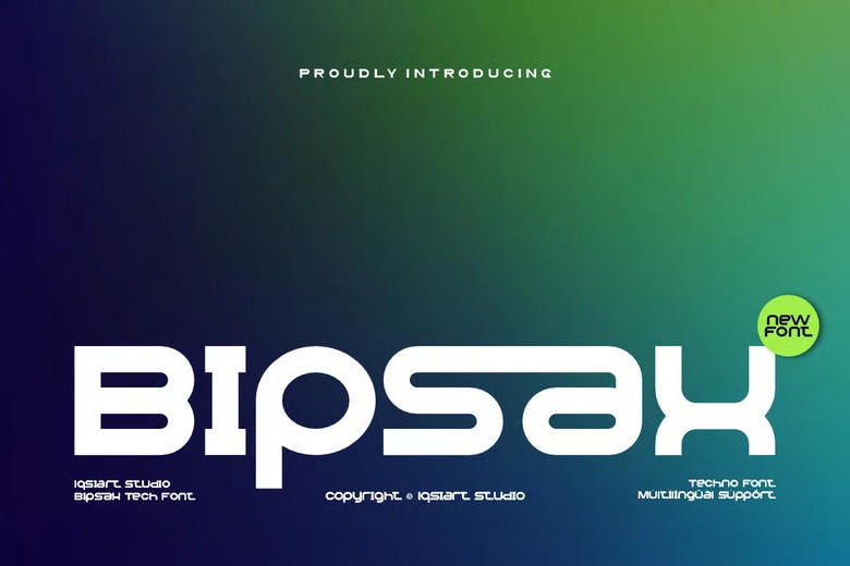 Bipsax Font