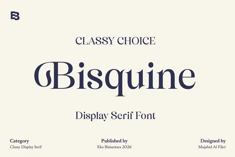 Bisquine Font