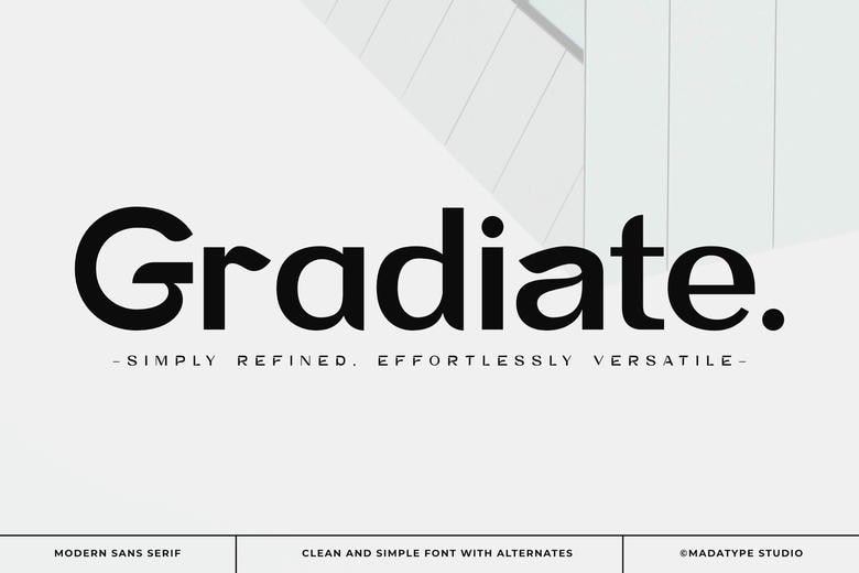 Gradiate Font