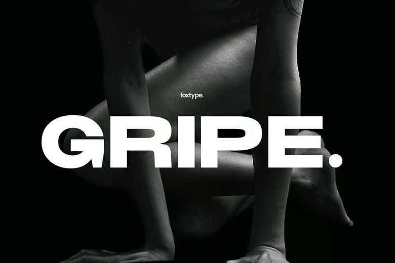 Gripe Font