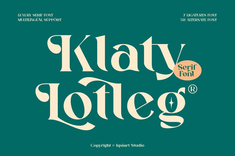 Klaty Lotleg Font