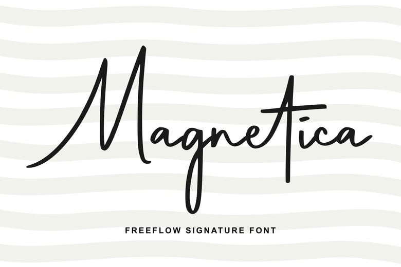 Magnetica Font