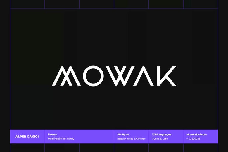 Mowak Font