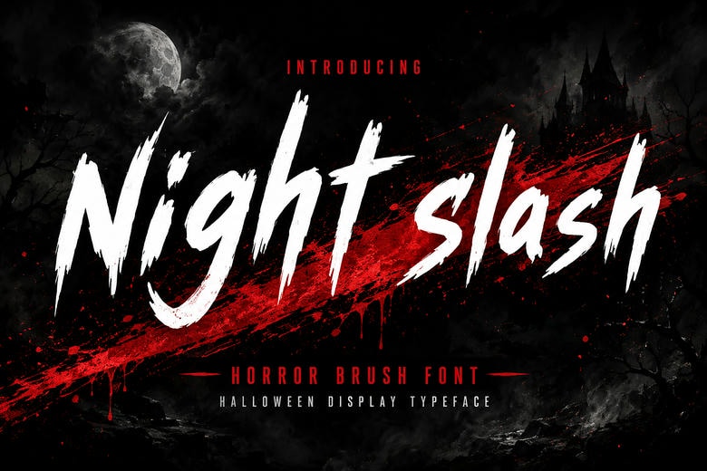 Night Slash Font