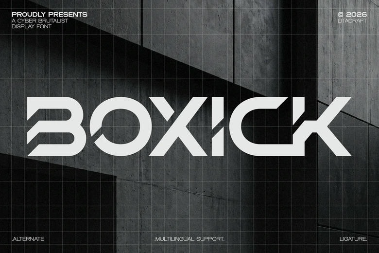 Boxick Font