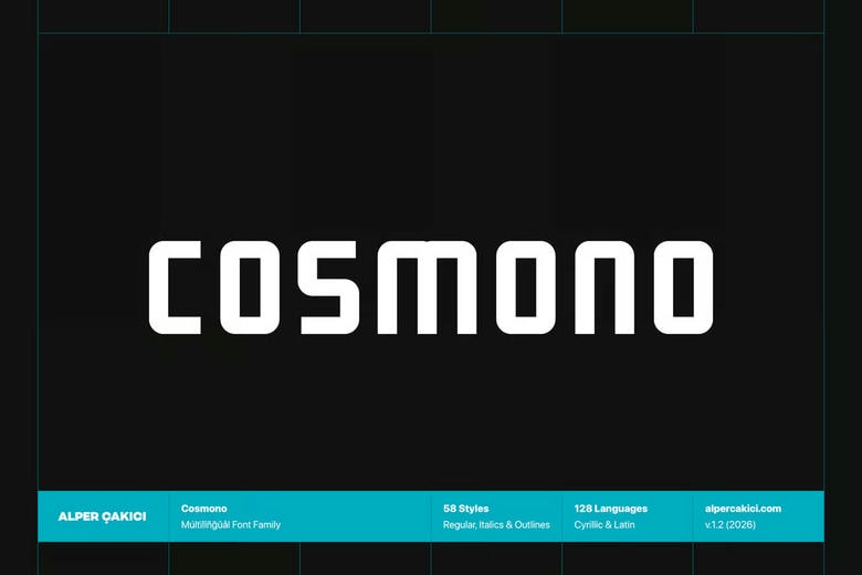 Cosmono Font