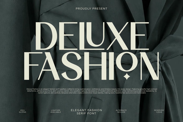 Deluxe Fashion Font