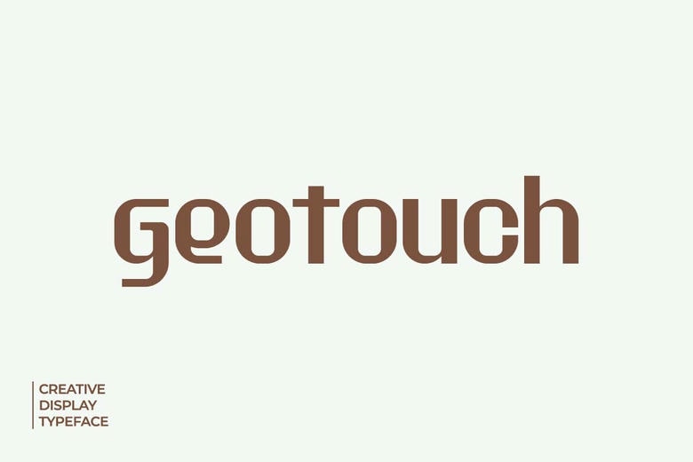 Geotouch Font