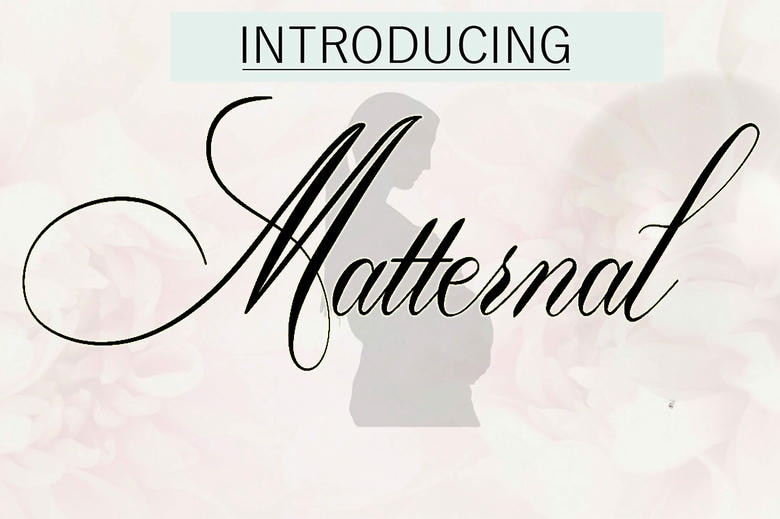 Matternal Font
