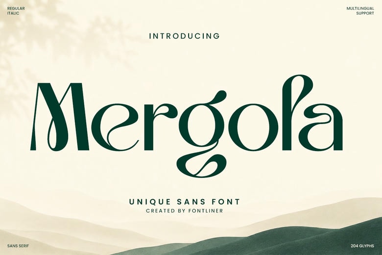 Mergola Font