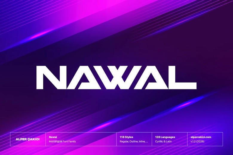 Nawal Font Family