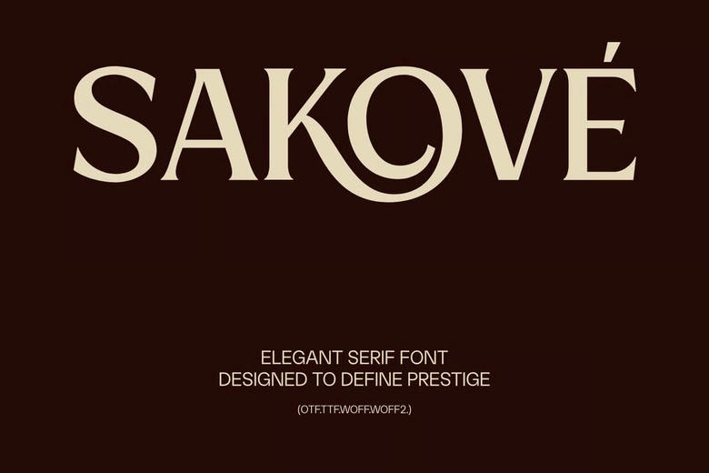 Sakove Font