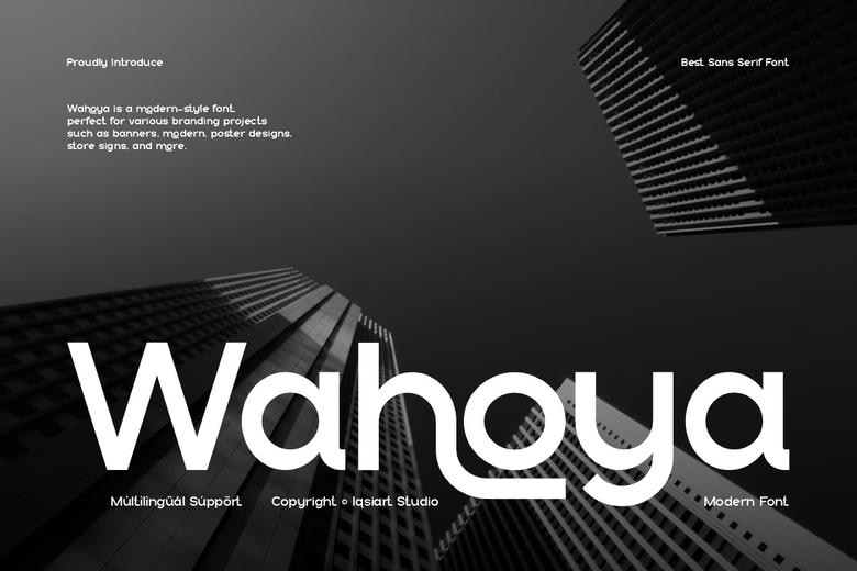 Wahoya Font