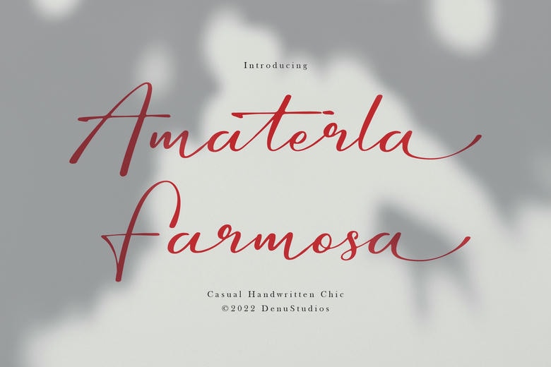 Amaterla Farmosa Font