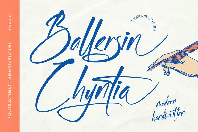 Ballersin Chyntia Font
