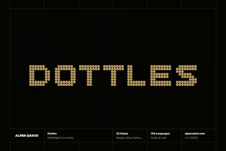 Dottles Font Family