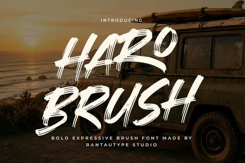 Haro Brush Font