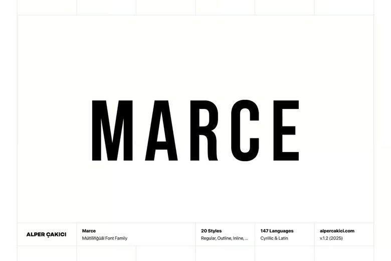 Marce Font Family