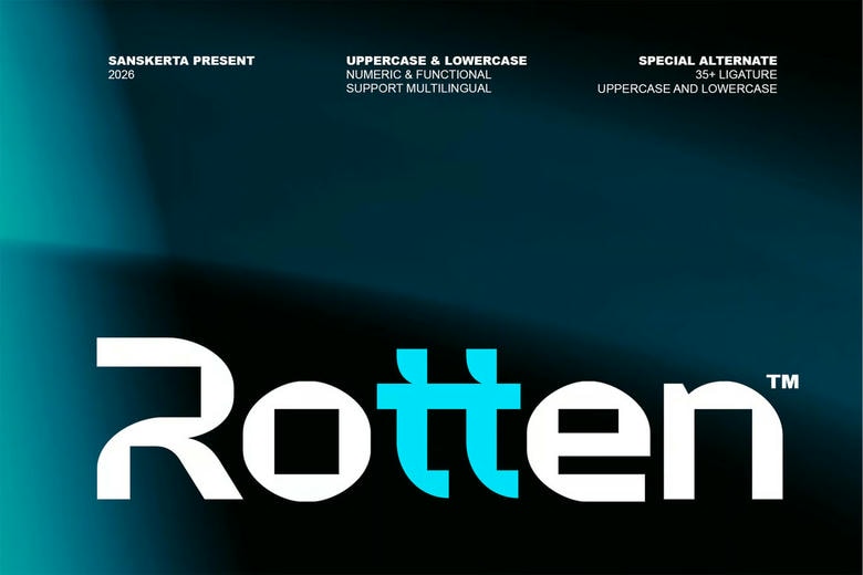 Rotten Typeface