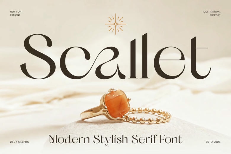 Scallet Font